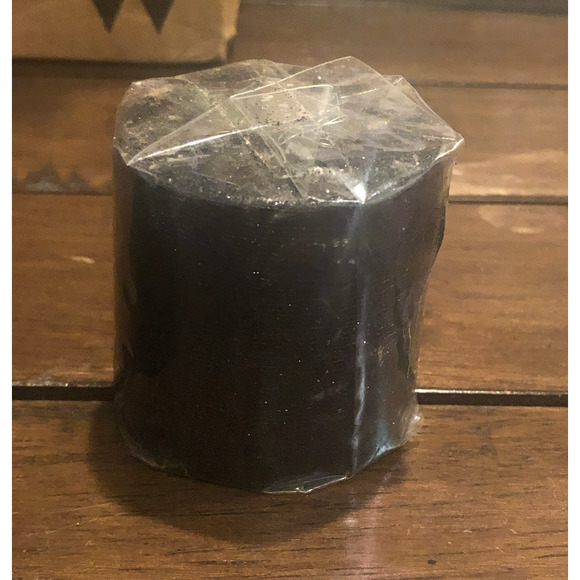 NWT TAG Black Sparkly Glitter Votive Candles Halloween Set of 4 - Picture 3 of 11